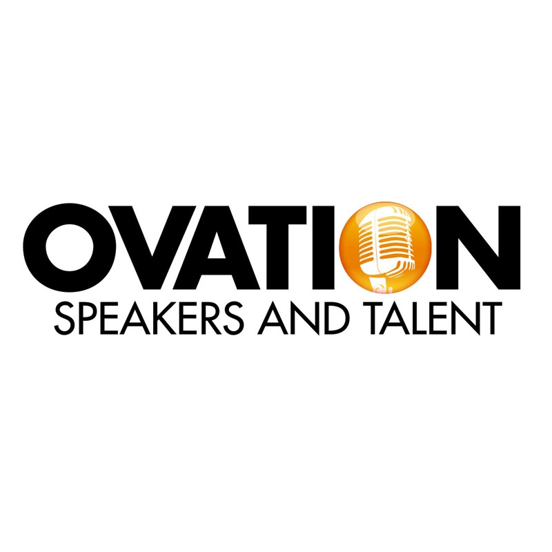 Ovation Speakers and Talent Logo by E. Christian Clark Design